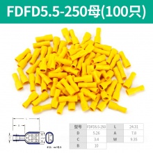 FDFD5.5-250(100个)黄