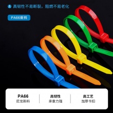 彩色扎带尼龙塑料自锁式扎带理线捆绑带束线带