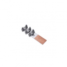 SLG铜铝设备线夹螺栓型线对线铜铝设备夹电力金具